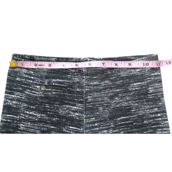 Old Navy Black/White Striped Leggings Girls Size L 10/12 - Picture 4 of 6